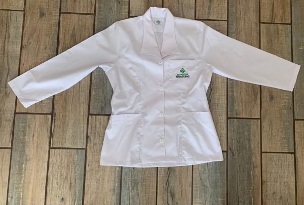 Delantal Clínico Blanco de Mujer